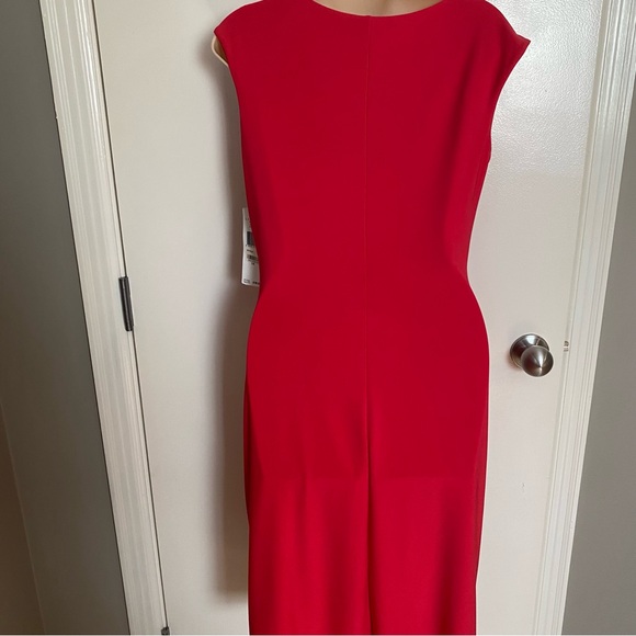 NWT beautiful Ralph, Lauren sleeveless red dress, size 10 - Picture 4 of 7